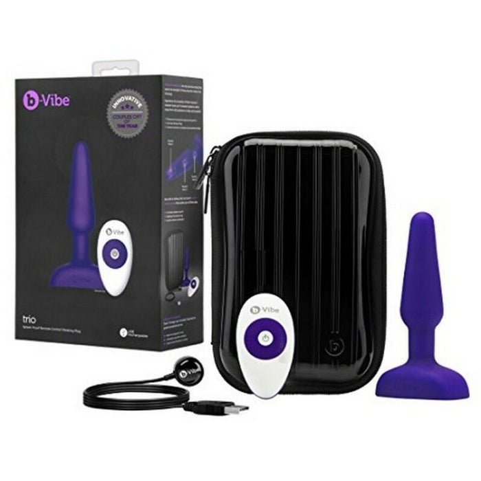 Trio Fjärrstyrd Plugg Lila B-Vibe
