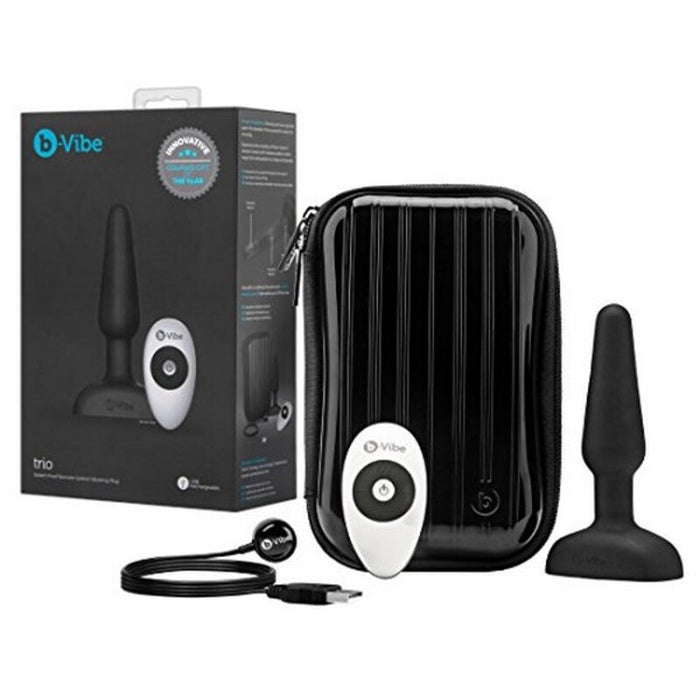 Trio Fjärrstyrd Plugg Svart B-Vibe