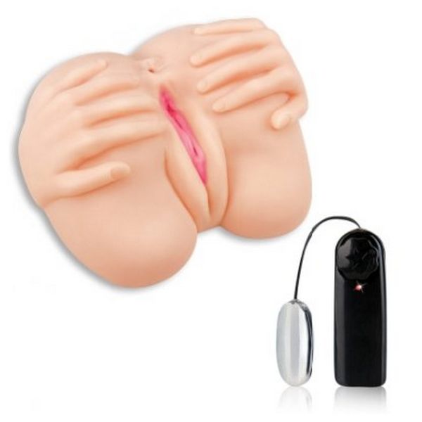 Vibrating Spread From Behind Pussy & Ass Hustler HT-P26