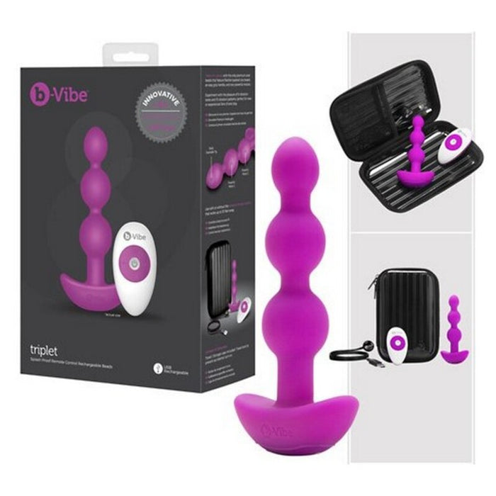 Triplet Analkulor Fuchsia B-Vibe 92740