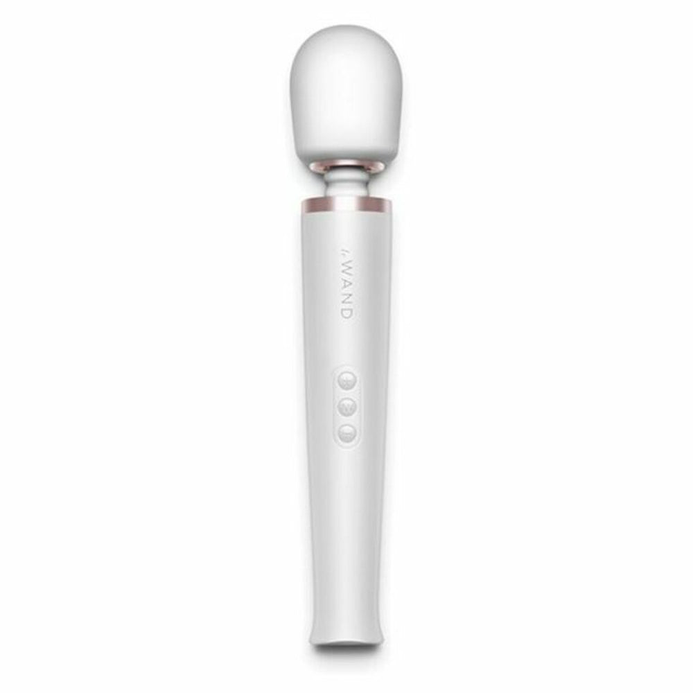 Uppladdningsbar Massageapparat Pärlvit Le Wand 93648