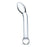 Slimline G-Spot Glass Dildo Glas