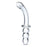 Ribbed G-Spot Glass Dildo Glas