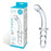 Ribbed G-Spot Glass Dildo Glas