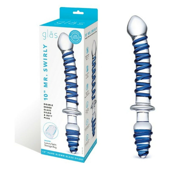 Mr. Swirly Double Ended Dildo Glas