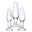 Lustask Anal Training Large Pleasure Kit Glas (3 pcs)