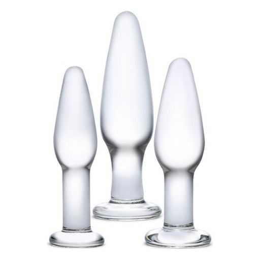 Lustask Anal Training Large Pleasure Kit Glas (3 pcs)