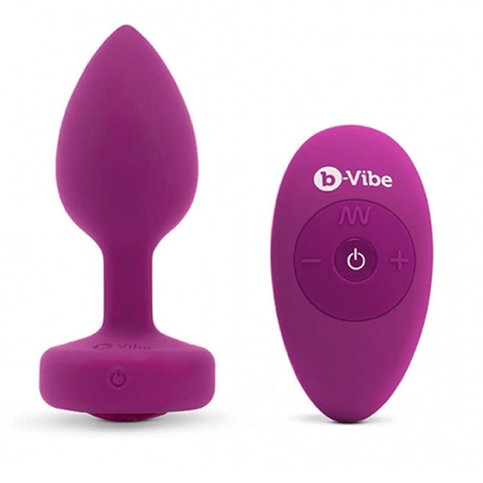 Analplugg B-Vibe Vibrating Jewel S/M Pink Ruby Storlek S/M
