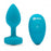 Analplugg B-Vibe Aquamarine Blå Storlek S/M