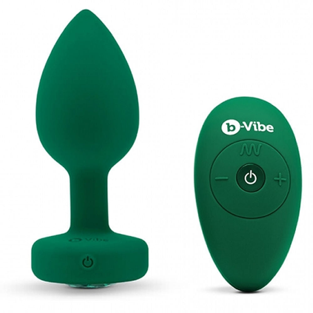 Analplugg B-Vibe Emerald Grön Storlek M/L