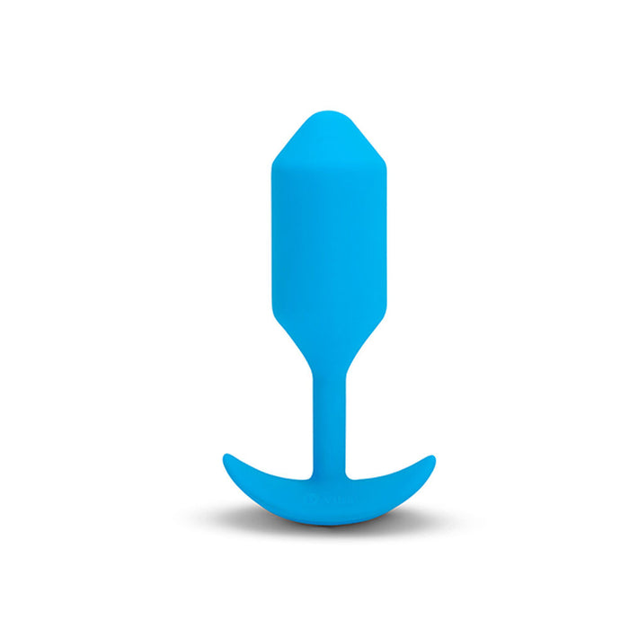 Analplugg B-Vibe Vibrating Snug 3 Blå Storlek L (3,7 x 13,8 x 1 cm)
