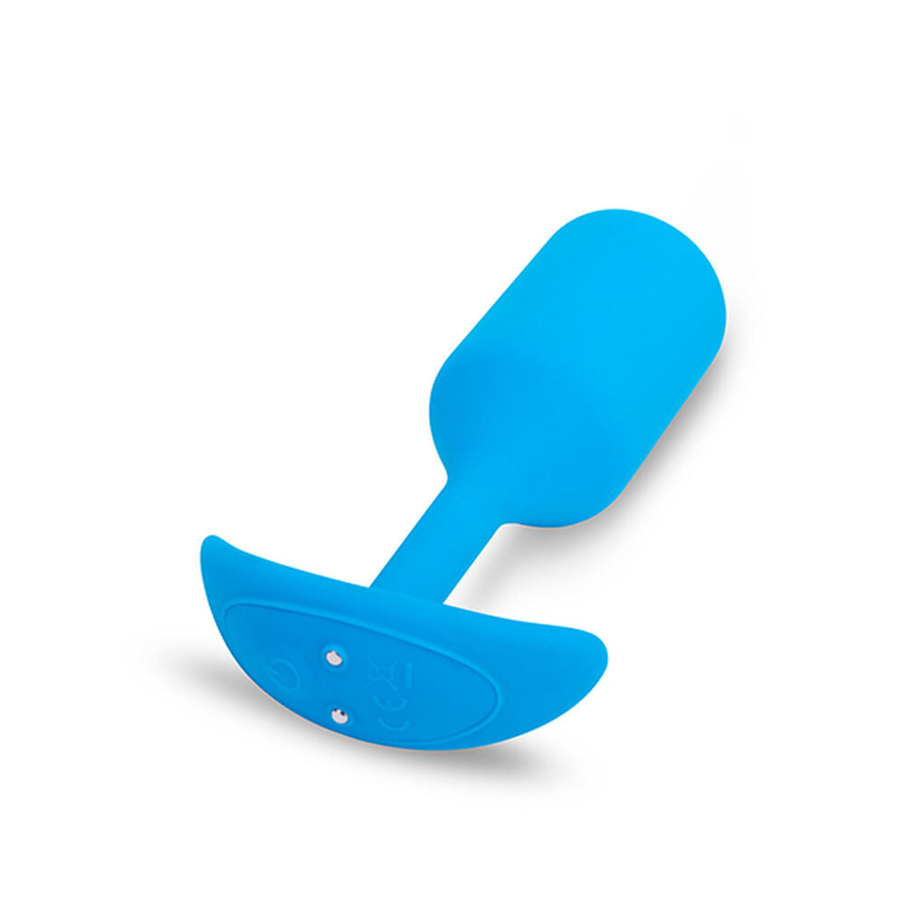 Analplugg B-Vibe Vibrating Snug 3 Blå Storlek L (3,7 x 13,8 x 1 cm)