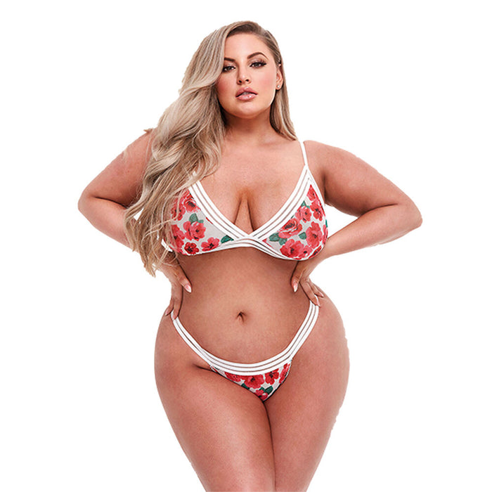 Set med underkläder Baci Lingerie Floral & Lace (2 pcs)