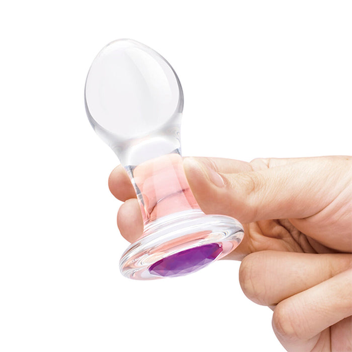 Dildo Bling Bling Glas Anal Training  3 Delar