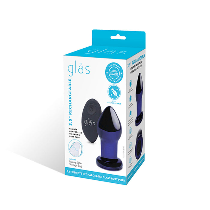Vibrerande anuspropp Vibrating Butt Glas