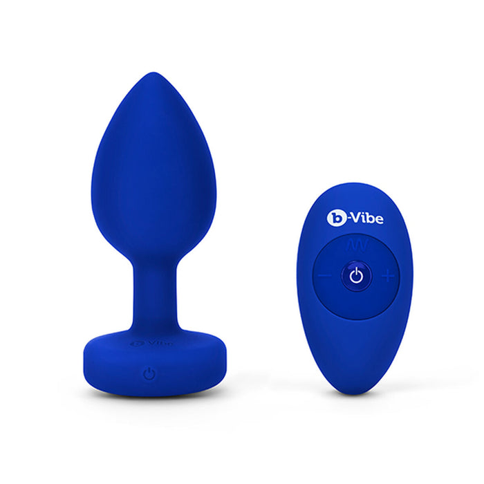 Vibrator B-Vibe  Jewel Plug XL Marinblå