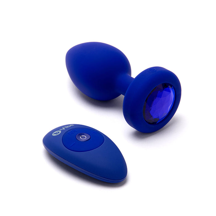Vibrator B-Vibe  Jewel Plug XL Marinblå