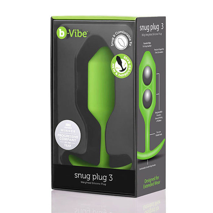 Analplugg B-Vibe 3 Lime