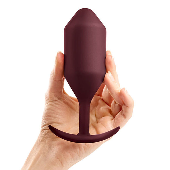Analplugg B-Vibe 5 Rödbrun