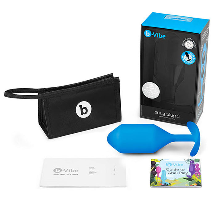 Analplugg B-Vibe 5 Blå