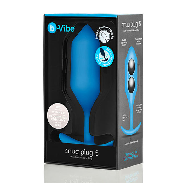 Analplugg B-Vibe 5 Blå