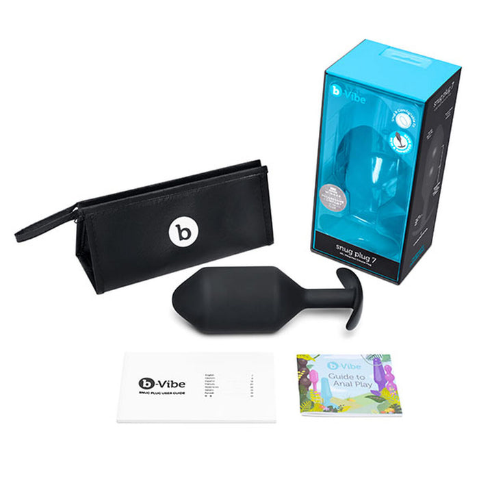 Analplugg B-Vibe 7 Svart