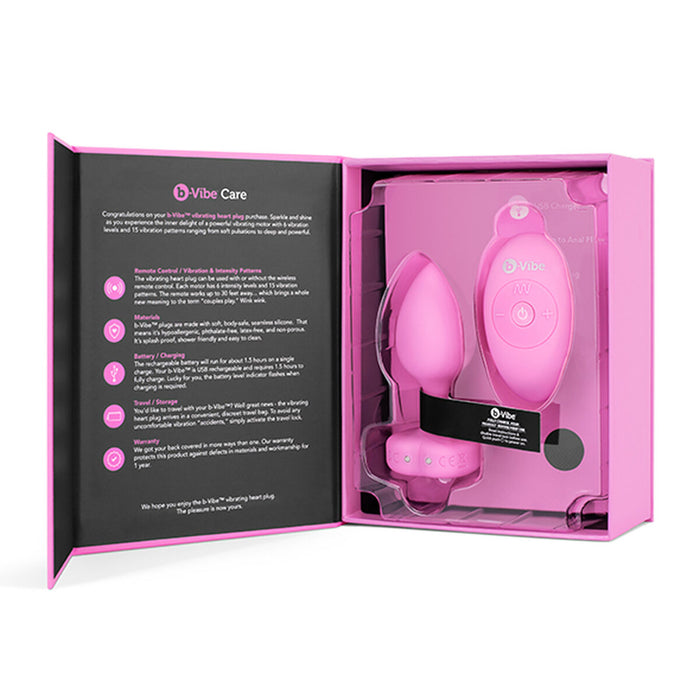 Vibrator B-Vibe  Heart  Rosa