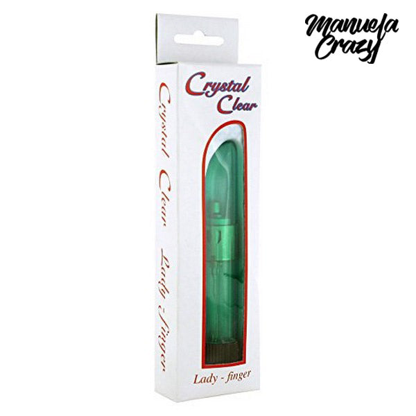 Crystal Clear Ladyfinger Vibrator Manuela Crazy 4418 Green