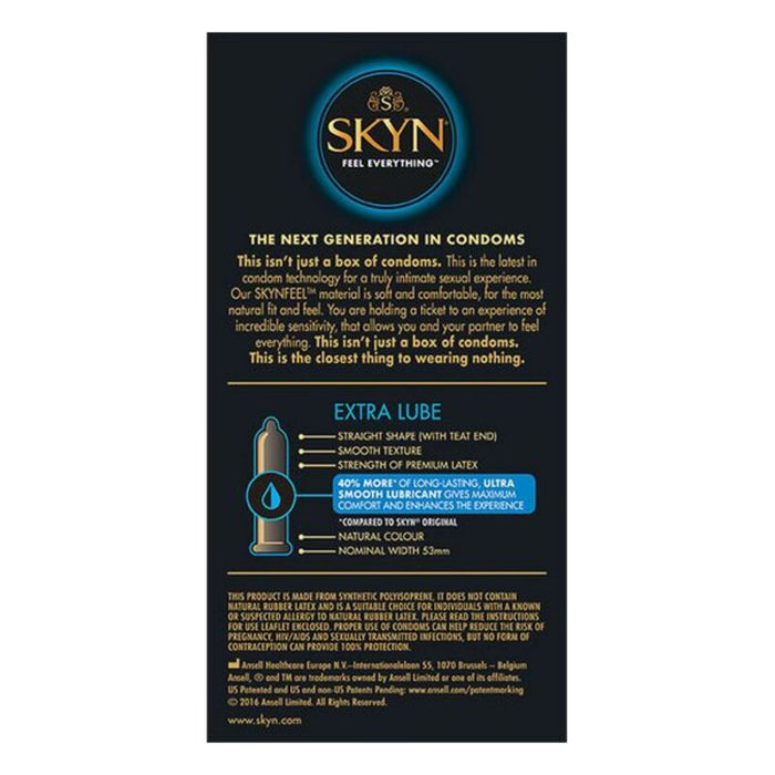 Kondomer Manix SKYN Extra Lube 5,7 cm 18 cm (10 uds)