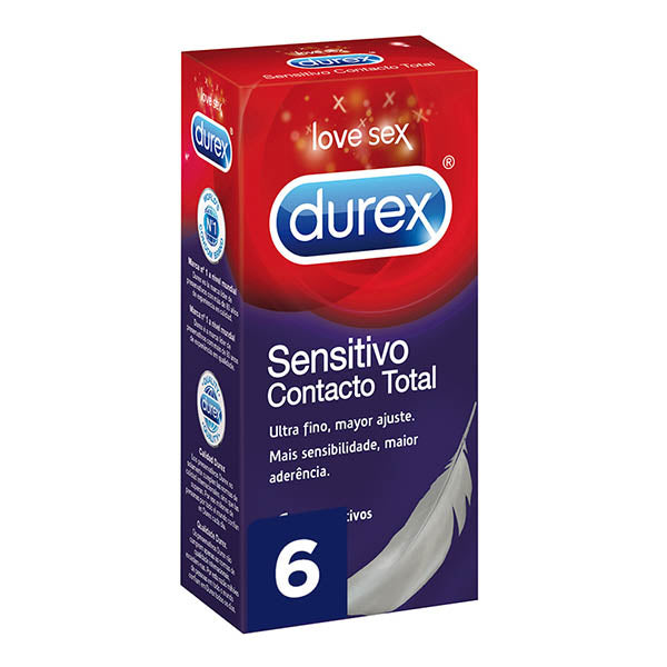 Feel Contacto Total Kondomer Durex (6 uds)