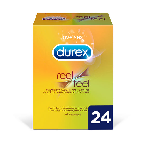 Real Feel Kondomer Durex (24 uds)