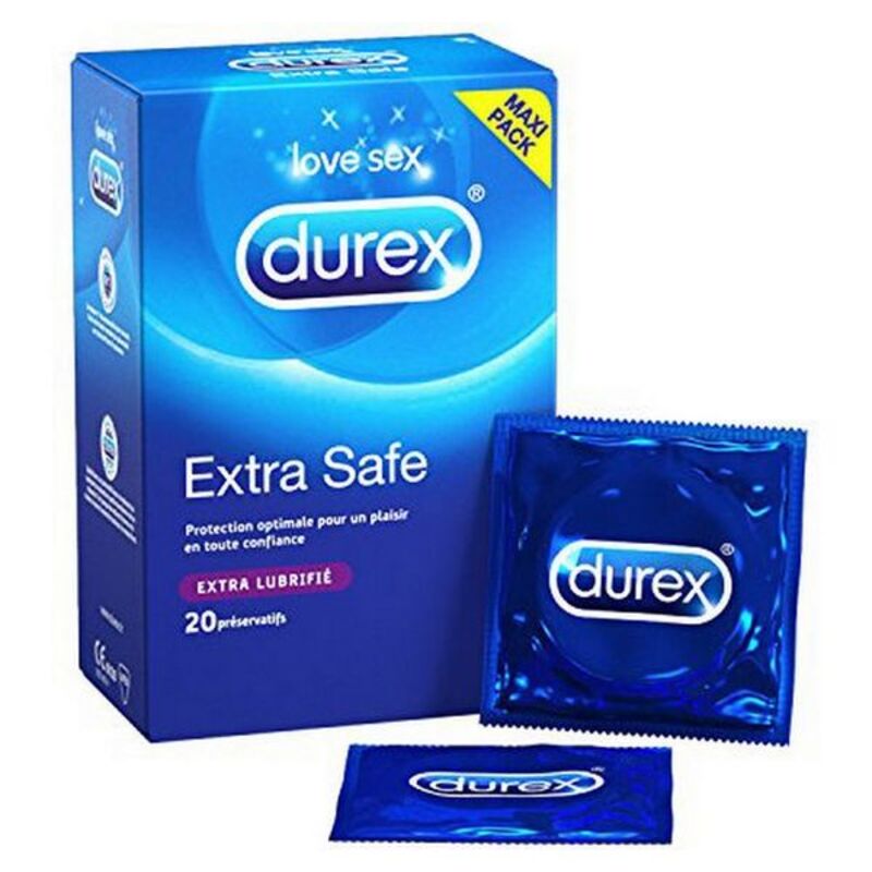 Kondomer Extra Safe, 20 st. Durex