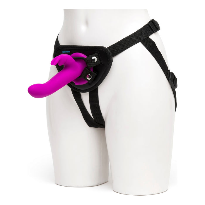 Kanindildo Happy Rabbit Strap-On Harness Set Purple 12,7 cm