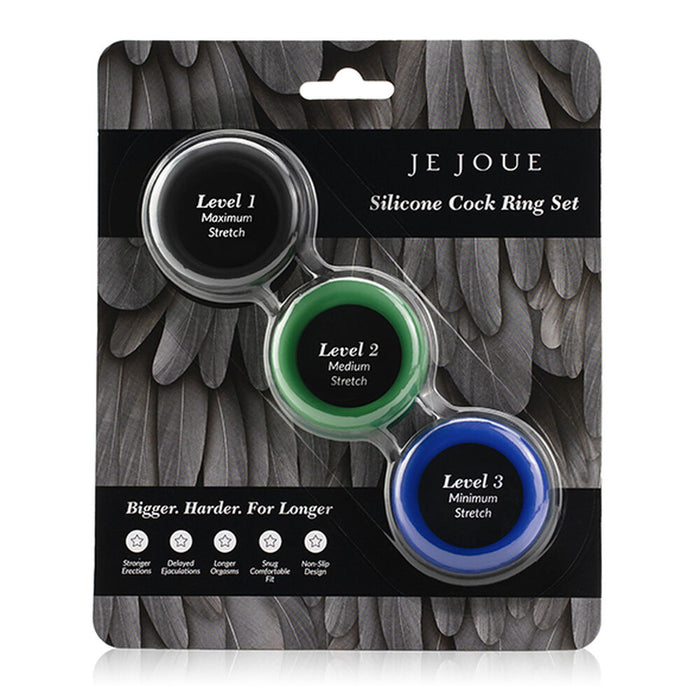 Penisring Je Joue Pack Silikon (3 uds)