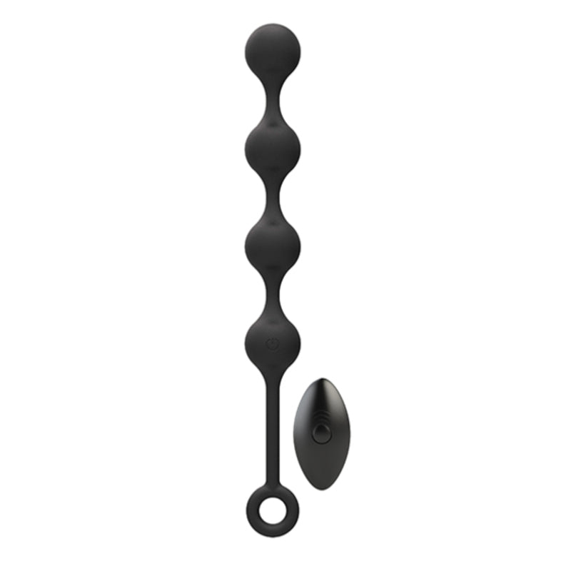 Anala kulor Nexus  Quattro Remote Control Vibrating Pleasure Beads Black (25 cm)