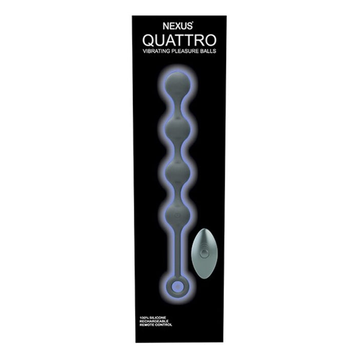 Anala kulor Nexus  Quattro Remote Control Vibrating Pleasure Beads Black (25 cm)