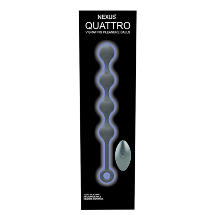 Anala kulor Nexus  Quattro Remote Control Vibrating Pleasure Beads Black (25 cm)