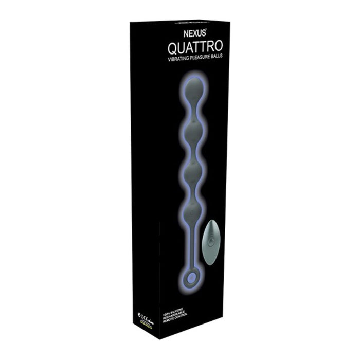 Anala kulor Nexus  Quattro Remote Control Vibrating Pleasure Beads Black (25 cm)