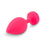 Liten anuspropp Gplug, neonröd Fun Toys 10165