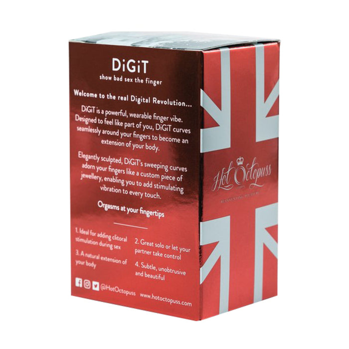 Digit Fingervibrator Hot Octopuss Svart