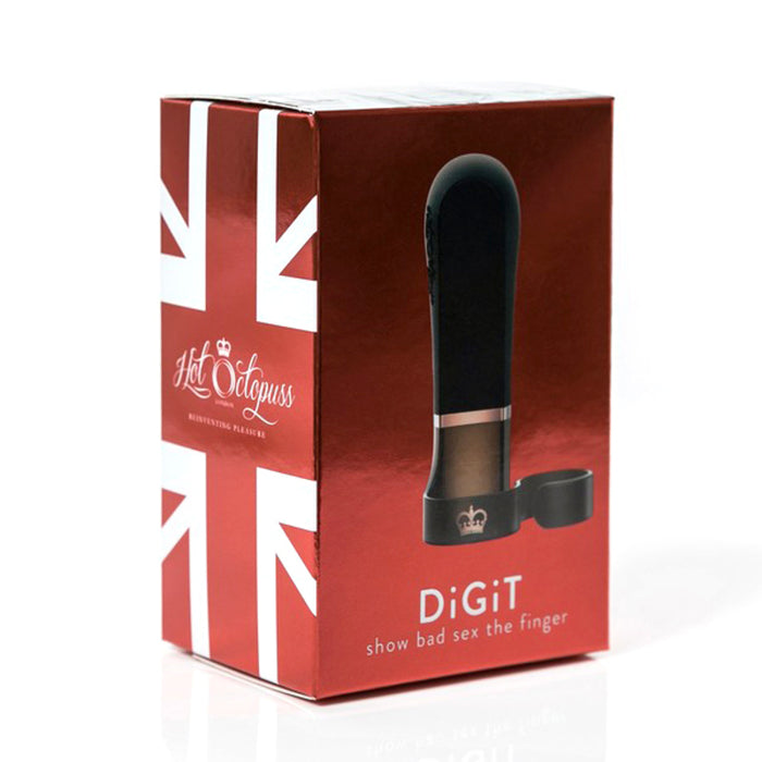 Digit Fingervibrator Hot Octopuss Svart