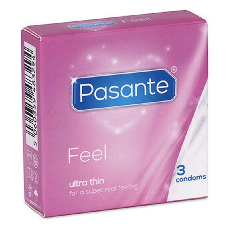 Kondomer Pasante Feel 18 cm (3 pcs)