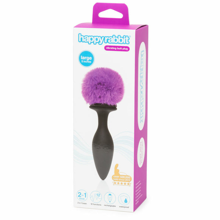 Analplugg Happy Rabbit Purpur