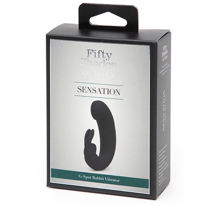 Kanindildo Fifty Shades of Grey Sensation G-Spot Svart