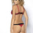 Set med underkläder Anaïs Brianna Svart/Röd (XL) (Talla 42)