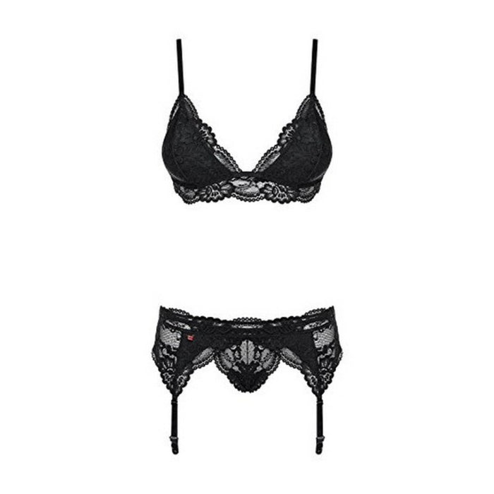 Set med underkläder i läder Obsessive 810-SEG-1 (3 pcs)