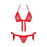 Set med underkläder i läder Obsessive 822-SET-3 (2 pcs)