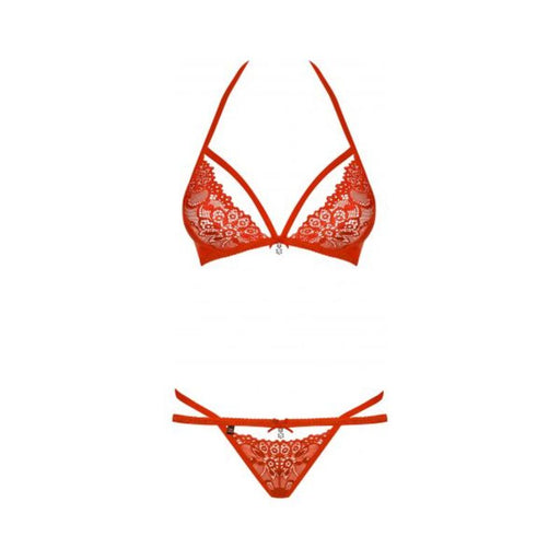 Set med underkläder Obsessive 838-SET-3 Röd L/XL (2 pcs)