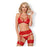 Set med underkläder Obsessive 838-SEG-3 Röd (3 pcs)