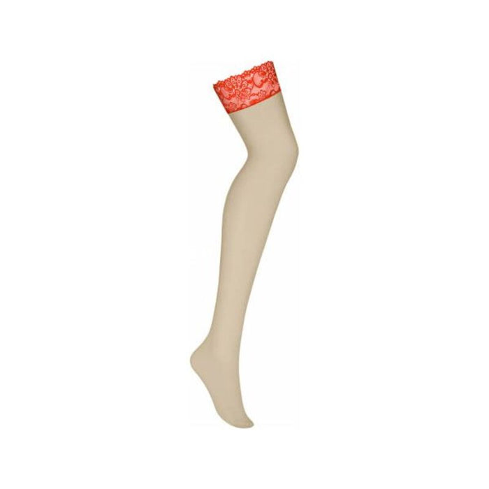 Strumpor Obsessive 838-STO-3 Röd L/XL
